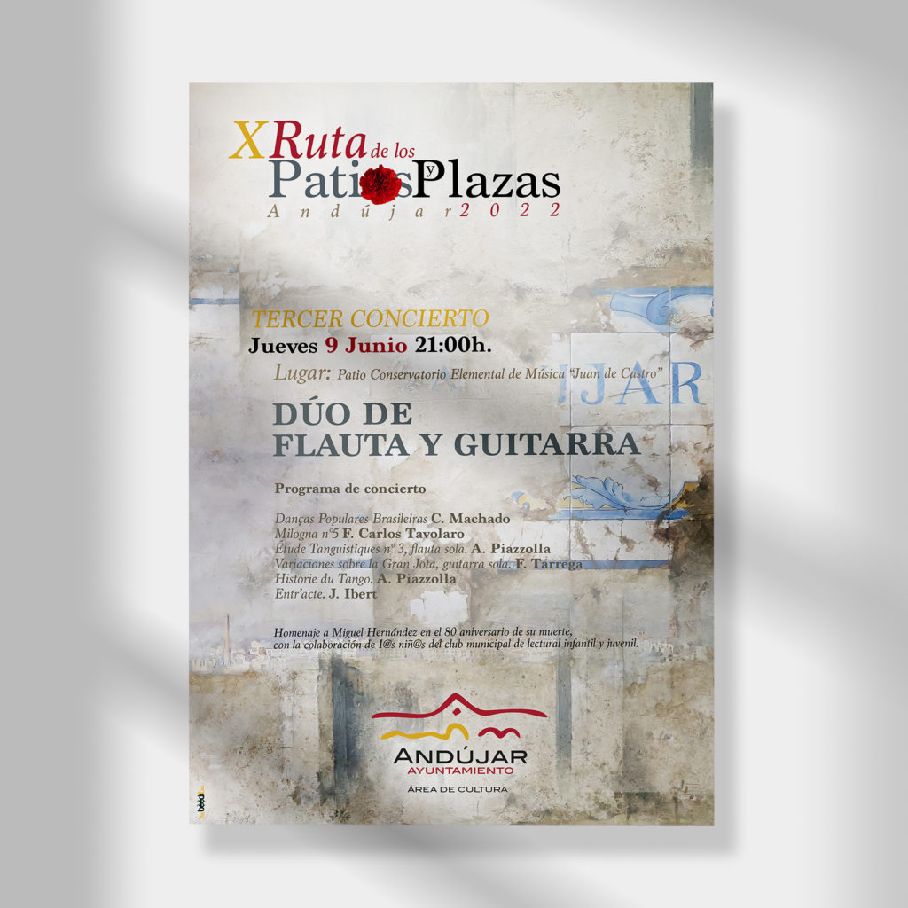 Tercer concierto de la X Edición de la Ruta de los Patios y Plazas de Andújar 2022